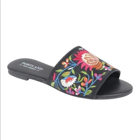 Floral slide sandals - Picture 2 of 7